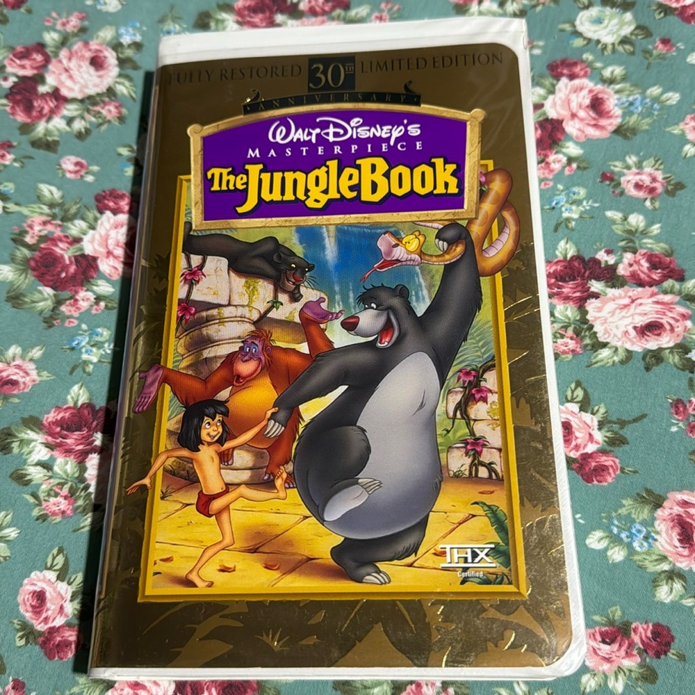 The Jungle Book 📼 VHS in very good condition. 30th anniversary limited edition.